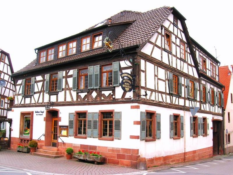 Goldner Engel, Restaurant - Hotel - Metzgerei Laudenbach  Extérieur photo